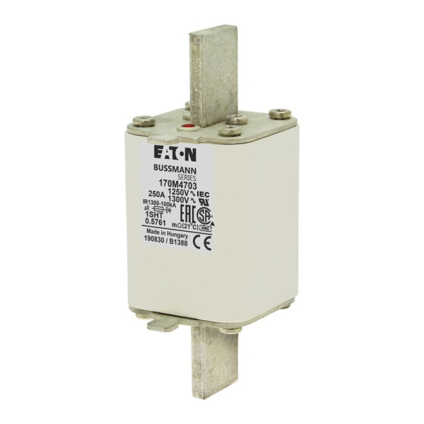 Fuse 250a 1250v 1sht ar cu 