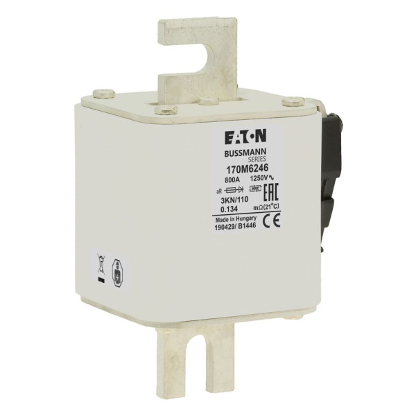 Fuse 800a 1250v 3kn/110 ar 