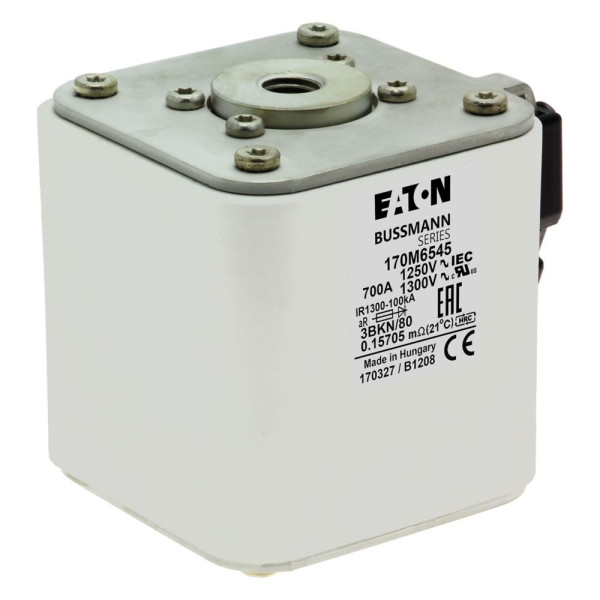 Fuse 700a 1250v 3bkn/80 ar cu 