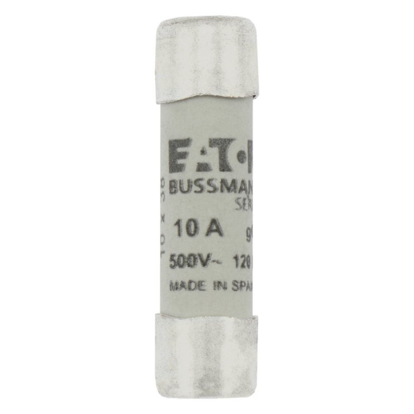 Cylindrical fuse 10 x 38 10a gg 500v ac 