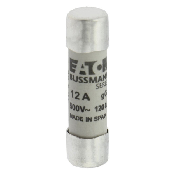 Cylindrical fuse 10 x 38 12a gg 500v ac 