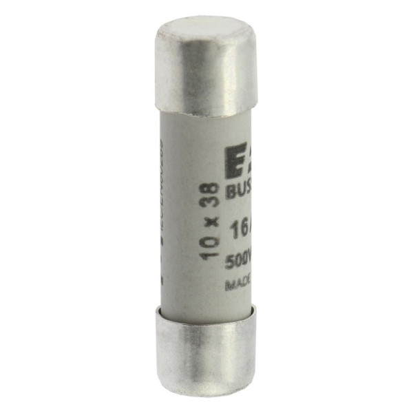 Cylindrical fuse 10 x 38 16a gg 500v ac 