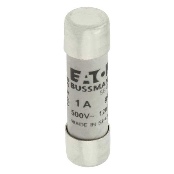 Cylindrical fuse 10 x 38 1a gg 500v ac 