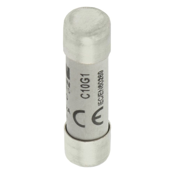 Cylindrical fuse 10 x 38 1a gg 500v ac 