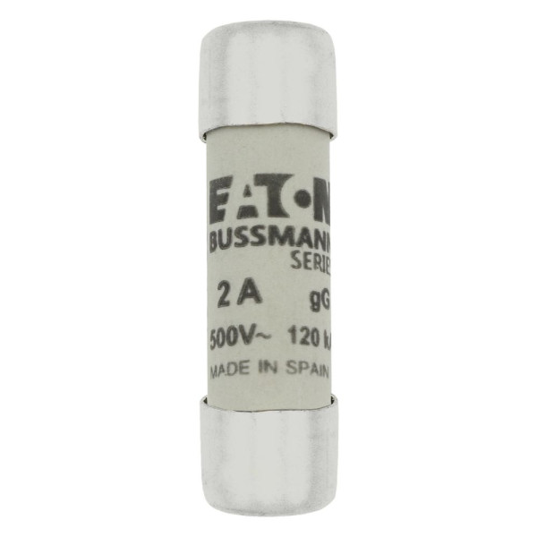 Cylindrical fuse 10 x 38 2a gg 500v ac 