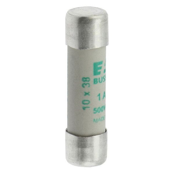 Cylindrical fuse 10 x 38 1a am 500v ac 