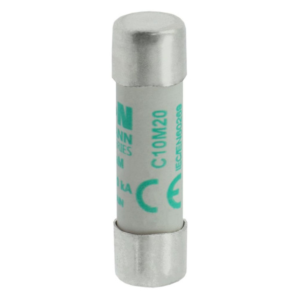 Cylindrical fuse 10 x 38 20a am 400v ac 