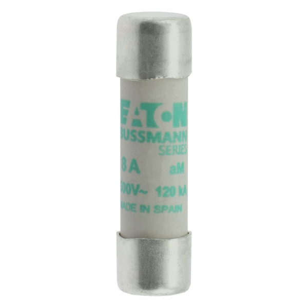 Cylindrical fuse 10 x 38 8a am 500v ac 