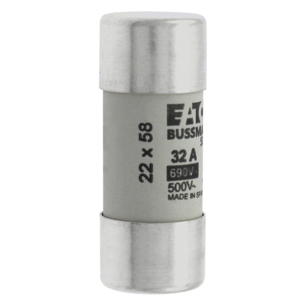 Cylindrical fuse 22 x 58 32a gg 690v ac 