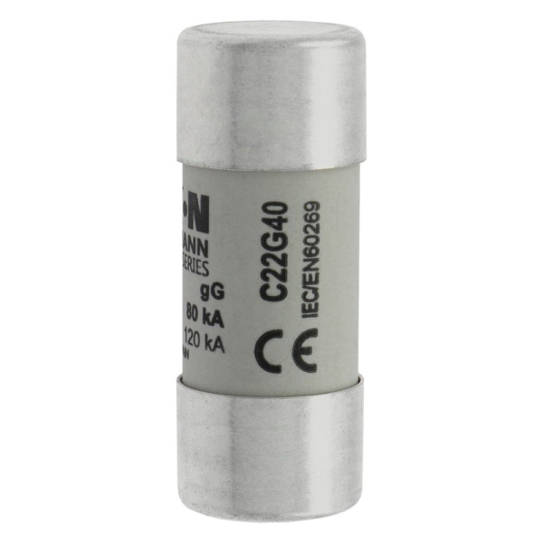 Cylindrical fuse 22 x 58 40a gg 690v ac 