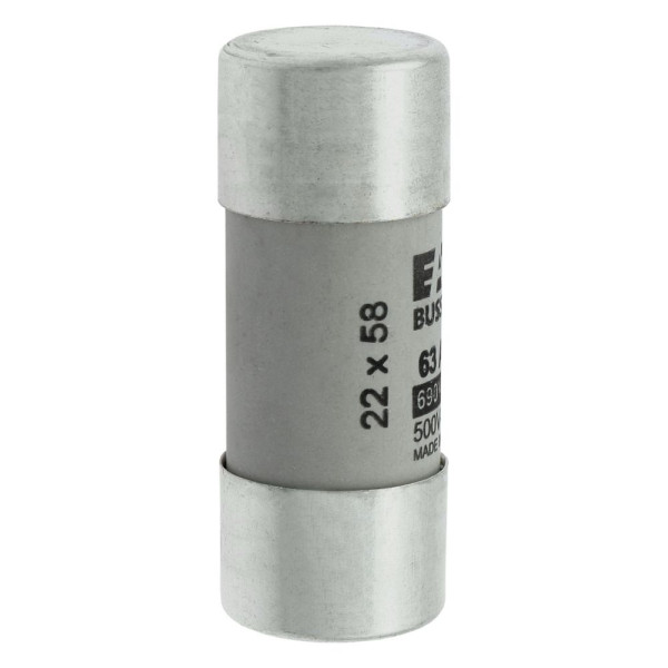 Cylindrical fuse 22 x 58 63a gg 690v ac 