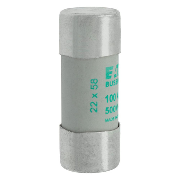 Cylindrical fuse 22 x 58 100a am 500v ac 