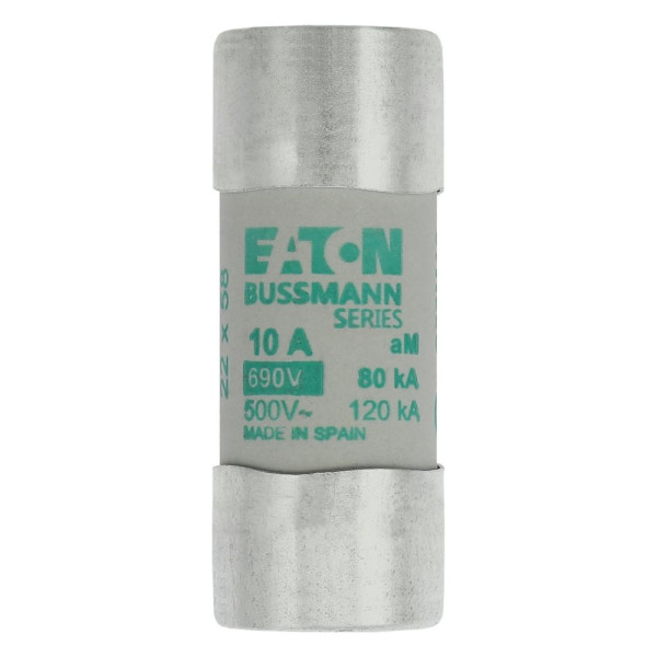 Cylindrical fuse 22 x 58 10a am 690v ac 