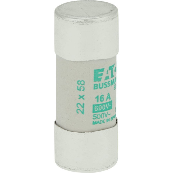 Cylindrical fuse 22 x 58 16a am 690v ac 