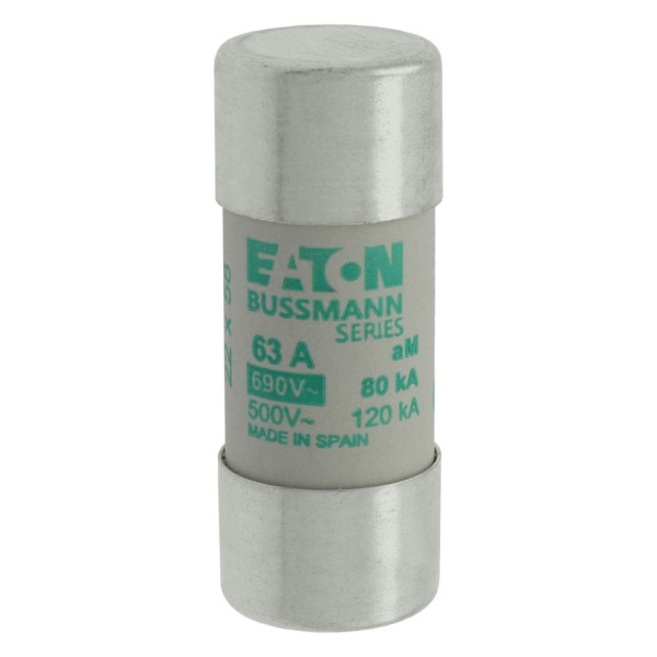 Cylindrical fuse 22 x 58 63a am 690v ac 