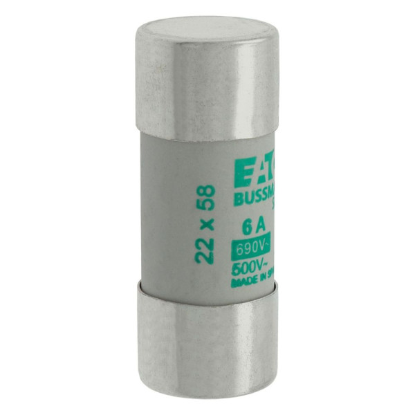 Cylindrical fuse 22 x 58 6a am 690v ac 