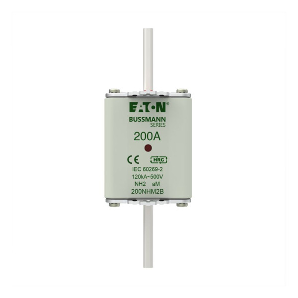 Nh fuse 200a 500v am size 2 dual ind 