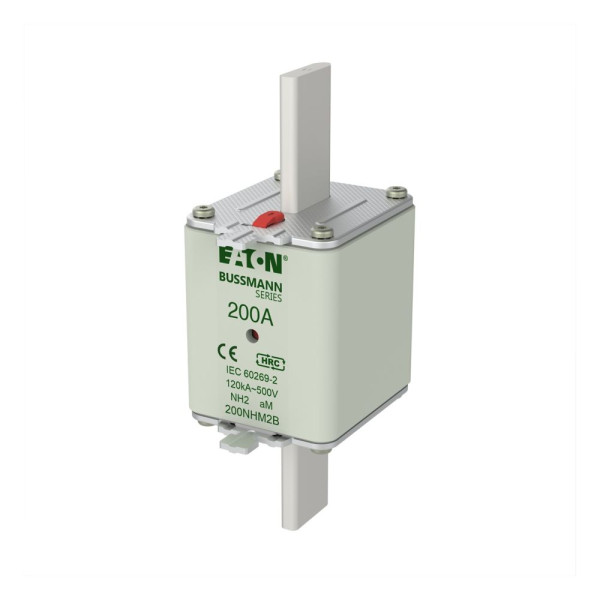 Nh fuse 200a 500v am size 2 dual ind 