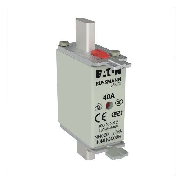 Nh fuse 40a 500v gg/gl size 000 