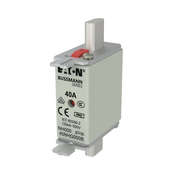 Nh fuse 40a 500v gg/gl size 000 