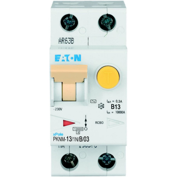 Disj. diff. Pknm 1p+n - 13a 300ma/cbe b/ac (PKNM-13/1N/B/03-MW)