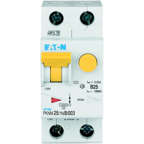 Disj. diff. Pknm 1p+n -25a 30ma/cbe b/ac (PKNM-25/1N/B/003-MW)