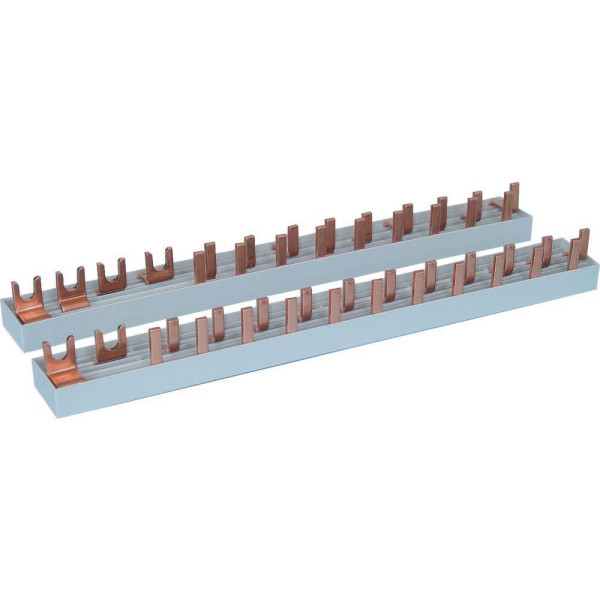 Barre de pontage ph+n avec 9 modules (Z-GSV-10/1P+N-F/13)