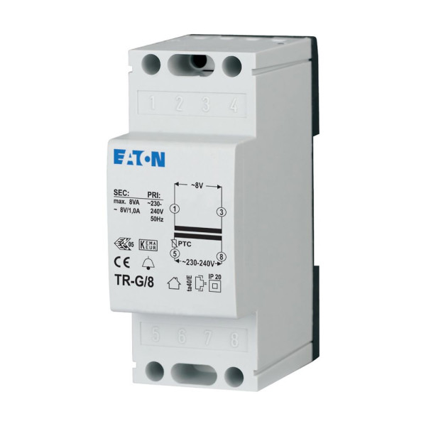 Transformateur 230v, 8 v, 1a, 2pe (TR-G/8)