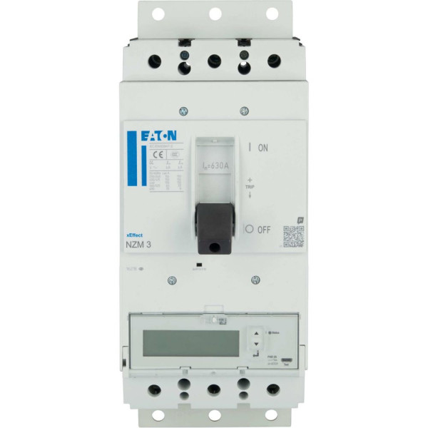 Disjoncteur pxr25, 3p,630a, sur socle (NZMH3-PX630-SVE)