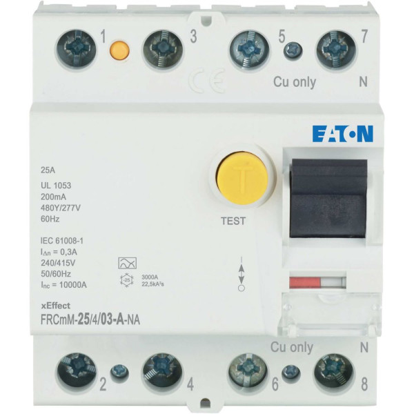 Inter. diff. Frcmm 300ma, 4p, type a-na, 25a (FRCMM-25/4/03-A-NA)