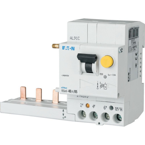 Bloc diff. Fbsmv - 4p, 40a, type s, 100ma (FBSMV-40/4/01-S)