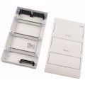 Coffret en saillie ip40, 3 rangées, 36 mod, porte blanche (BC-O-3/36-TW-ECO)