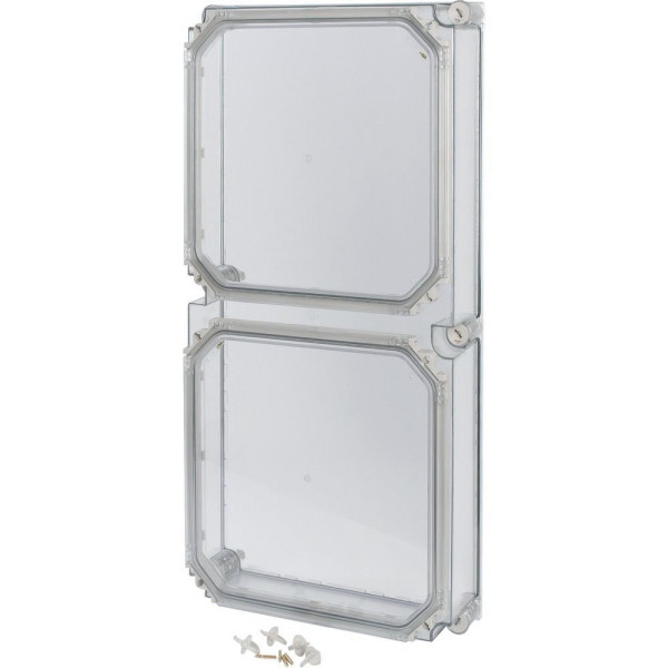 Couvercle, +porte, transparent, hxlxp=750x375x141mm, version na (D200-CI48/2T-NA)