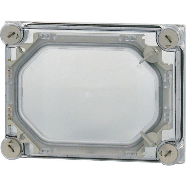 Couvercle, +porte, transparent, hxlxp=250x187,5x25mm (D125-CI23/T)