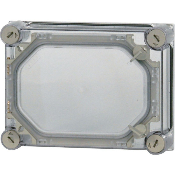 Couvercle, +porte, transparent, hxlxp=250x187,5x50mm (D150-CI23/T)