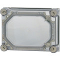 Couvercle, +porte, transparent, hxlxp=250x187,5x50mm (D150-CI23/T)