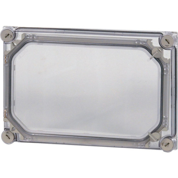 Couvercle, +porte, transparent, hxlxp=250x375x25mm (D125-CI43/T)