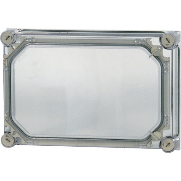 Couvercle, +porte, transparent, hxlxp=250x375x50mm (D150-CI43/T)