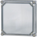 Couvercle, +porte, transparent, hxlxp=375x375x25mm (D125-CI44/T)