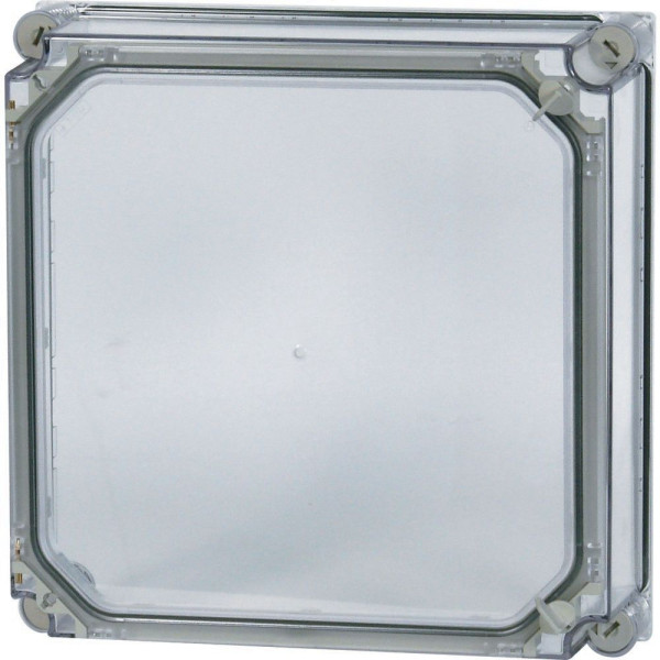 Couvercle, +porte, transparent, hxlxp=375x375x50mm (D150-CI44/T)