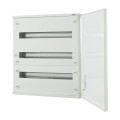 Armoire de distribution bf c, ip30, blanche, 3 rangées 72 modules