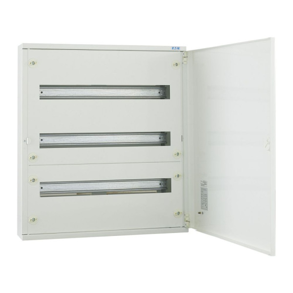 Armoire de distribution bf c, ip30, blanche, 3 rangées 72 modules