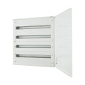 Armoire de distribution bf c, ip30, blanche, 4 rangées 96 modules