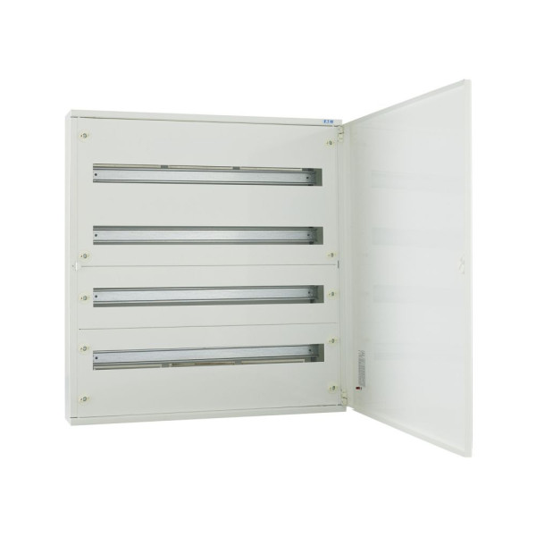 Armoire de distribution bf c, ip30, blanche, 4 rangées 96 modules