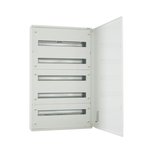 Armoire de distribution bf c, ip30, blanche, 5 rangées 120 modules