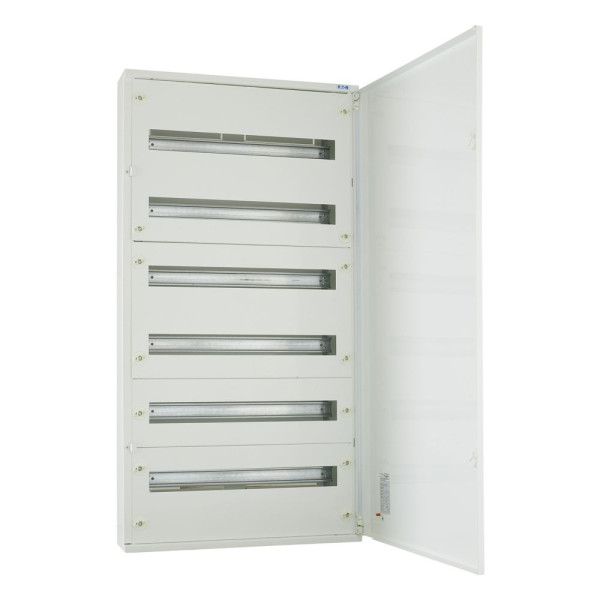 Armoire de distribution bf c, ip30, blanche, 6 rangées 144 modules