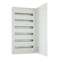 Armoire de distribution bf c, ip30, blanche, 6 rangées 144 modules