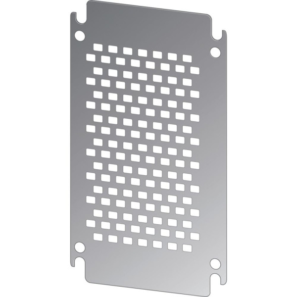 Platine de montage, perforée, galvanisé, pour hxl=250x200mm (MPP-2520-CS)