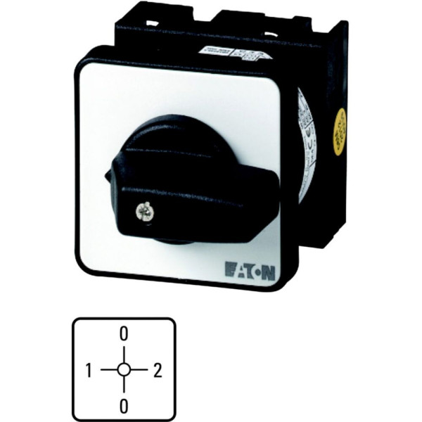 Commut., cont.: 4, 20a, 2 transformateurs, à acc.,encastré, fix. centrale (T0-2-15170/EZ)