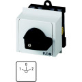 Inverseur, cont.: 4, 20a, 1-0-2, 45°, à acc., encastré en tableau modulaire (T0-2-8400/IVS)